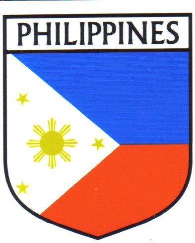 Image 1 of Philippines Flag Country Flag Philippines Decals Stickers Set of 3