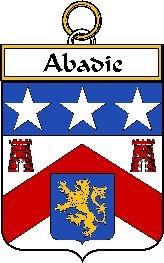 Image 0 of Abadie French Coat of Arms Print Abadie French Family Crest Print