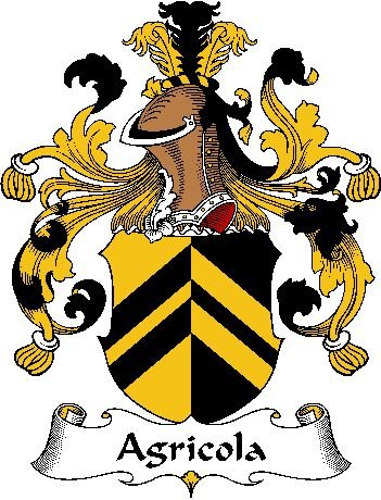 Image 0 of Agricola German Coat of Arms Print Agricola German Family Crest Print