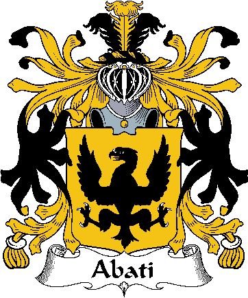 Image 0 of Abati Italian Coat of Arms Print Abati Italian Family Crest Print