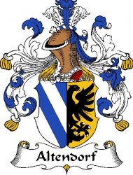 Altendorf German Coat of Arms Print Altendorf German Family Crest Print