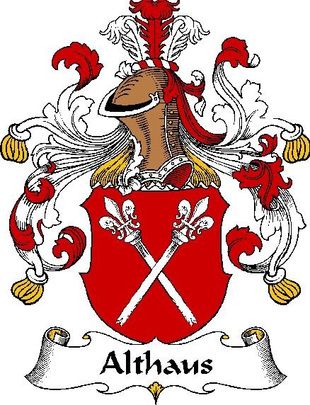 Image 0 of Althaus German Coat of Arms Print Althaus German Family Crest Print