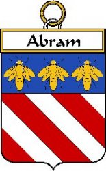 Abram French Coat of Arms Print Abram French Family Crest Print