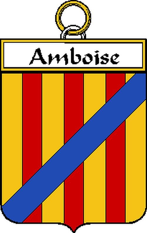 Image 0 of Amboise French Coat of Arms Print Amboise French Family Crest Print