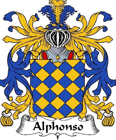 Image 0 of Alphonso Italian Coat of Arms Print Alphonso Italian Family Crest Print
