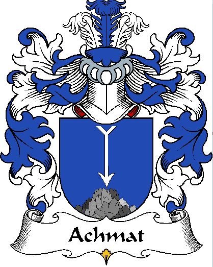 Image 0 of Achmat Polish Coat of Arms Print Achmat Polish Family Crest Print