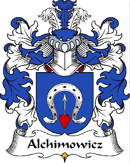 Image 0 of Alchimowicz Polish Coat of Arms Print Alchimowicz Polish Family Crest Print