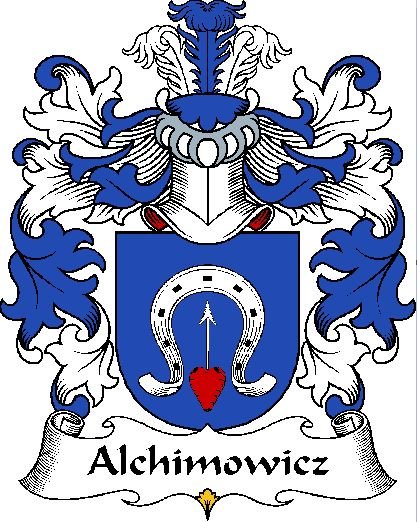 Image 0 of Alchimowicz Polish Coat of Arms Print Alchimowicz Polish Family Crest Print