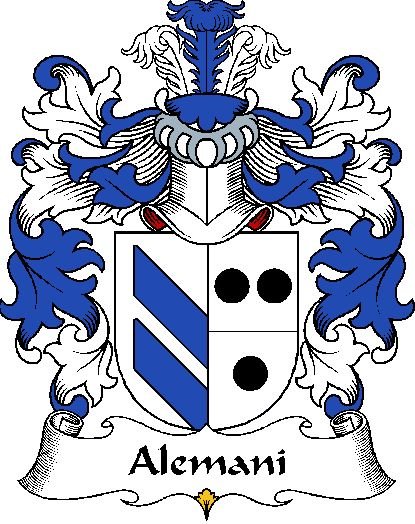 Image 0 of Alemani Polish Coat of Arms Print Alemani Polish Family Crest Print