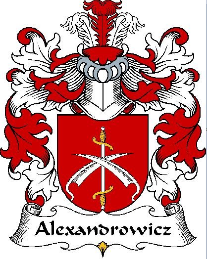 Image 0 of Alexandrowicz Polish Coat of Arms Print Alexandrowicz Polish Family Crest Print