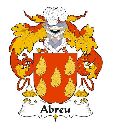 Image 0 of Abreu Spanish Coat of Arms Print Abreu Spanish Family Crest Print