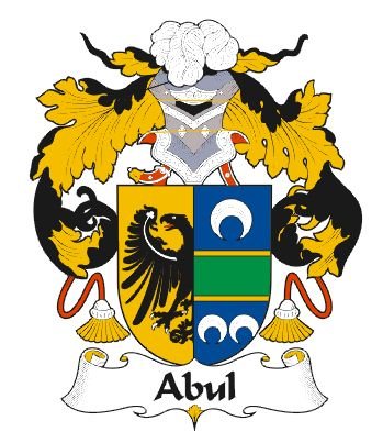 Image 0 of Abul Spanish Coat of Arms Print Abul Spanish Family Crest Print