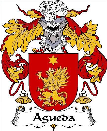Image 0 of Agueda Spanish Coat of Arms Print Agueda Spanish Family Crest Print