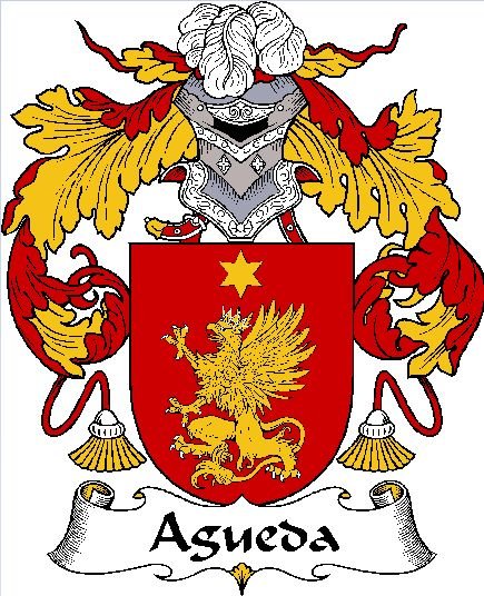 Image 0 of Agueda Spanish Coat of Arms Print Agueda Spanish Family Crest Print