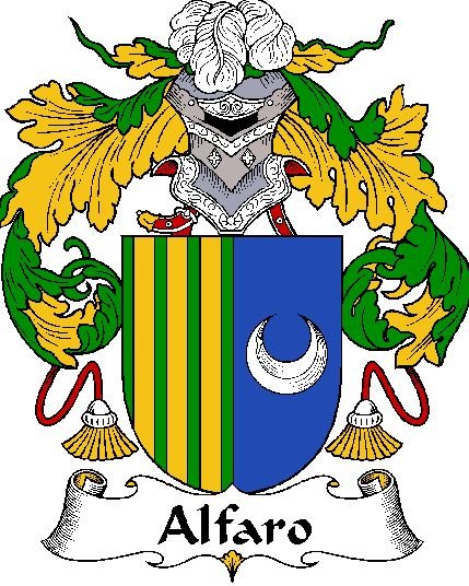 Image 0 of Alfaro Spanish Coat of Arms Print Alfaro Spanish Family Crest Print
