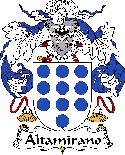 Image 0 of Altamirano Spanish Coat of Arms Print Altamirano Spanish Family Crest Print