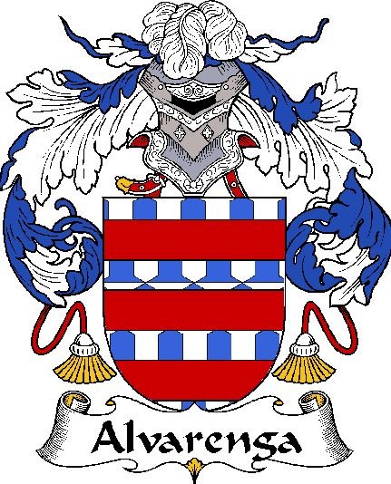 Image 0 of Alvarenga Spanish Coat of Arms Print Alvarenga Spanish Family Crest Print