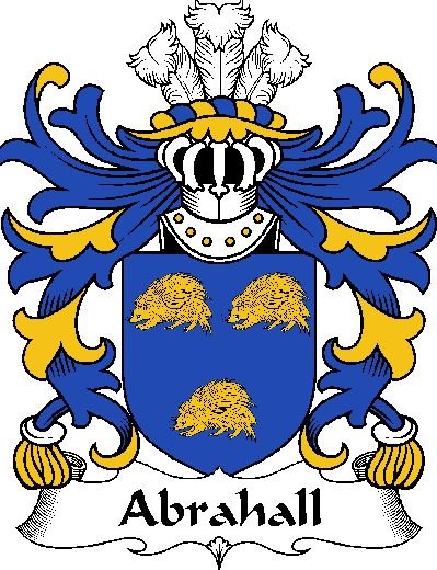 Image 0 of Abrahall Welsh Coat of Arms Print Abrahall Welsh Family Crest Print