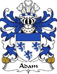 Adam Welsh Coat of Arms Print Adam Welsh Family Crest Print