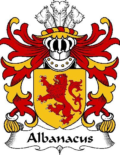 Image 0 of Albanacus Welsh Coat of Arms Print Albanacus Welsh Family Crest Print