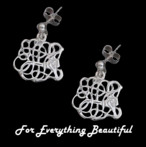 Image 0 of Anglian Zoomorphic Beast Sterling Silver Earrings