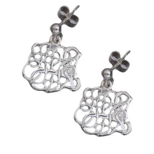 Image 1 of Anglian Zoomorphic Beast Sterling Silver Earrings