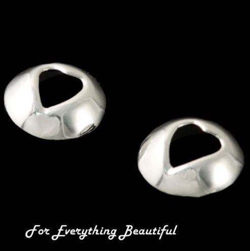 Image 0 of Peerie Smoorikins Little Kisses Stud Sterling Silver Earrings