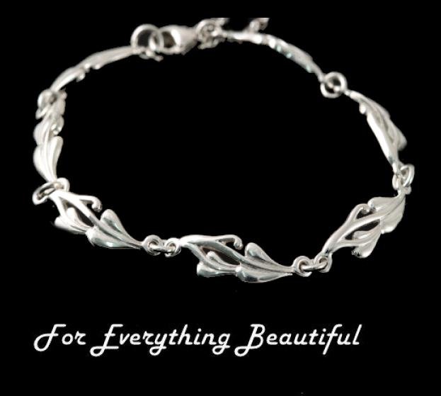 Image 0 of Art Nouveau Glasgow Girls Sterling Silver Bracelet