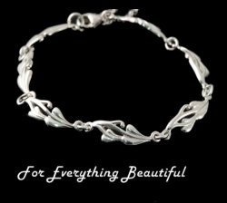 Art Nouveau Glasgow Girls Sterling Silver Bracelet