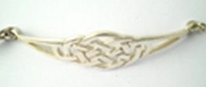 Image 3 of Celtic Knotwork Triple Link Design 9K Yellow Gold Bracelet