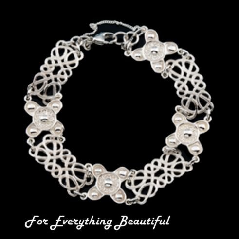 Image 0 of St Ninians Treasure Isle Design Sterling Silver Bracelet