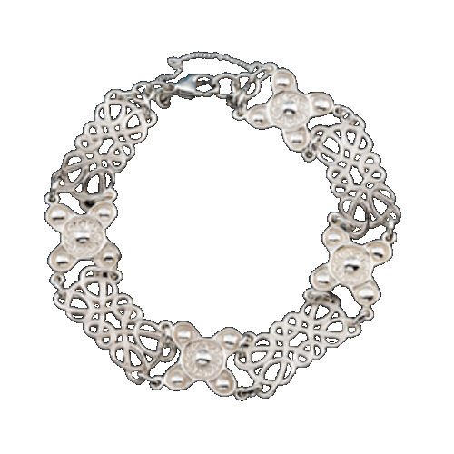 Image 1 of St Ninians Treasure Isle Design Sterling Silver Bracelet