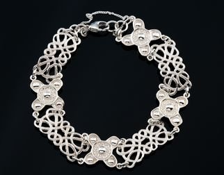 Image 2 of St Ninians Treasure Isle Design Sterling Silver Bracelet