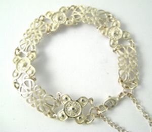 Image 3 of St Ninians Treasure Isle Design Sterling Silver Bracelet