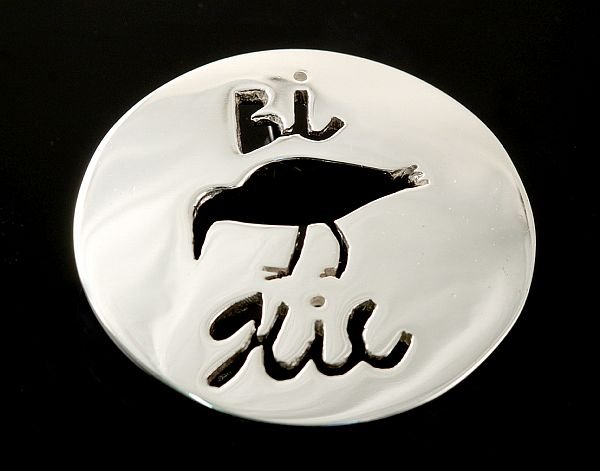 Image 2 of Gaelic Treasures Bli Glic Be Wise Design Sterling Silver Brooch