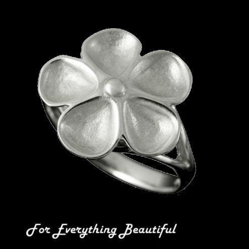 Image 0 of Kokkaloorie Daisy Design Enamel Ladies Sterling Silver Ring Sizes A-Q