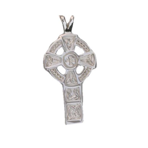 Image 1 of Celtic Cross Traditional Small Sterling Silver Pendant