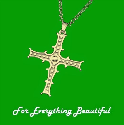 Image 0 of Celtic Cross Of Cong Shannon Ireland 9K Yellow Gold Pendant