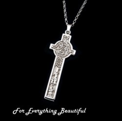 Celtic Cross Alexander Of Kilmory Design Sterling Silver Pendant