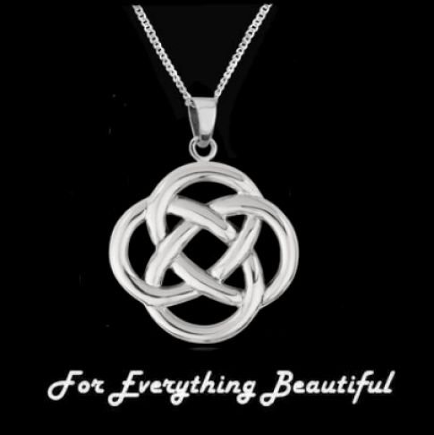 Image 0 of Celtic Infinity Knotwork Design Sterling Silver Pendant