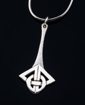Image 1 of Celtic Friendship Knot Design Sterling Silver Pendant