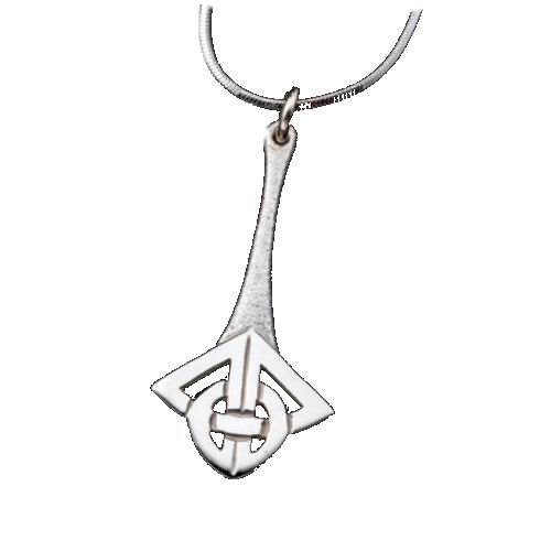 Image 2 of Celtic Friendship Knot Design Sterling Silver Pendant