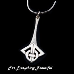 Celtic Friendship Knot Design Sterling Silver Pendant