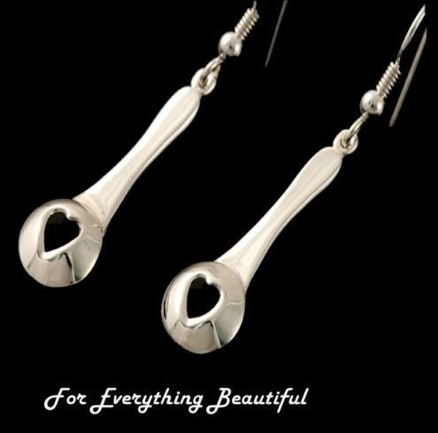 Image 0 of Peerie Smoorikins Little Kisses Hook Sterling Silver Earrings