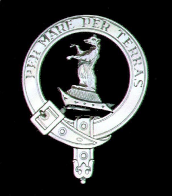 Image 0 of Alexander Clan Badge Polished Sterling Silver Alexander Clan Crest