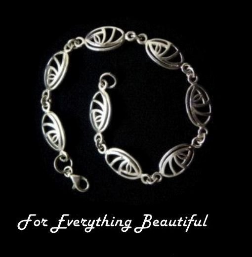 Image 2 of Mackintosh Glasgow Rose Links Ladies Sterling Silver Bracelet