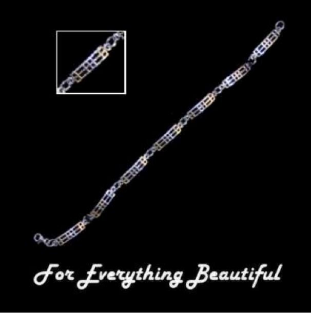 Image 0 of Mackintosh Elongated Link Ladies Sterling Silver Bracelet