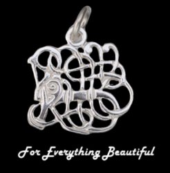 Anglian Beast Design Sterling Silver Charm