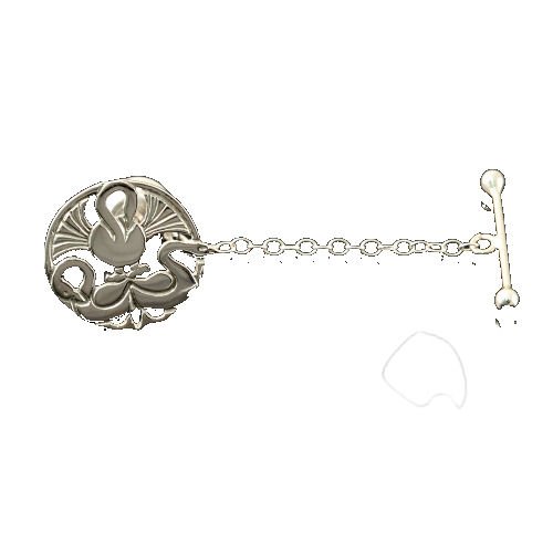 Image 1 of Three Nornes Norse Design Mens Sterling Silver Tie Tack