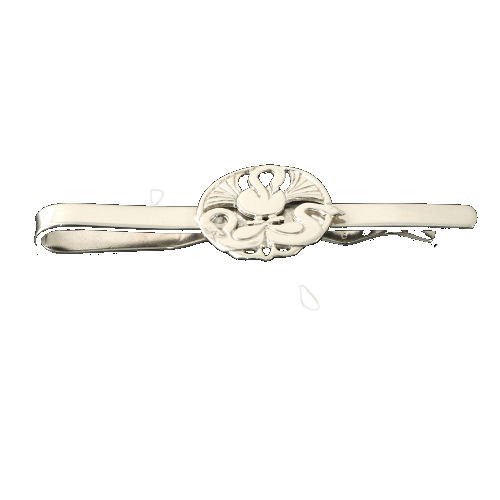 Image 1 of Three Nornes Norse Design Mens Sterling Silver Tie Bar Tie Clip